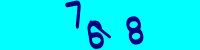 Blue Captcha Image