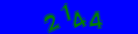 Blue Captcha Image
