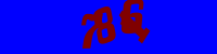 Blue Captcha Image