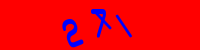 Blue Captcha Image