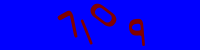 Blue Captcha Image