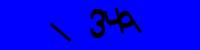 Blue Captcha Image
