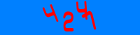 Blue Captcha Image