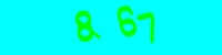 Blue Captcha Image