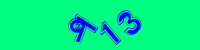 Blue Captcha Image