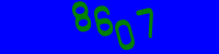 Blue Captcha Image