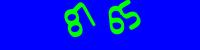 Blue Captcha Image