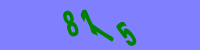 Blue Captcha Image