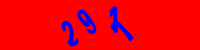 Blue Captcha Image