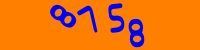 Blue Captcha Image