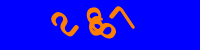 Blue Captcha Image