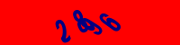 Blue Captcha Image