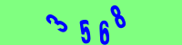 Blue Captcha Image