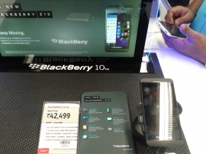 Blackberry Z10 at Reliance Digital Store
