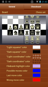 Solve Chess puzzles using Android App Tactic Trainer