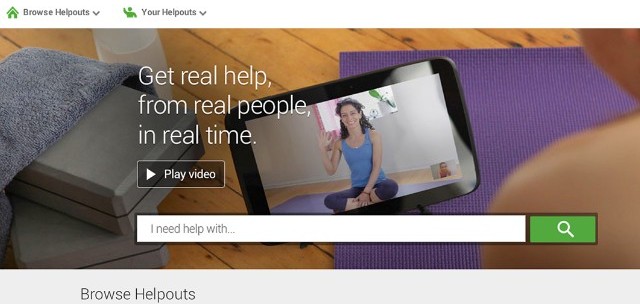 Google Hangouts - Paid Live Video Help Service