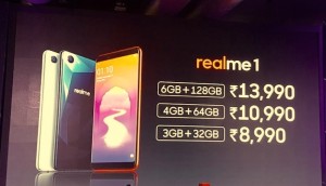 Oppo Realme 1 Features and Comparison