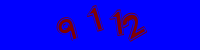 Blue Captcha Image