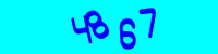 Blue Captcha Image