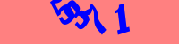 Blue Captcha Image