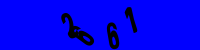 Blue Captcha Image