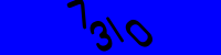 Blue Captcha Image