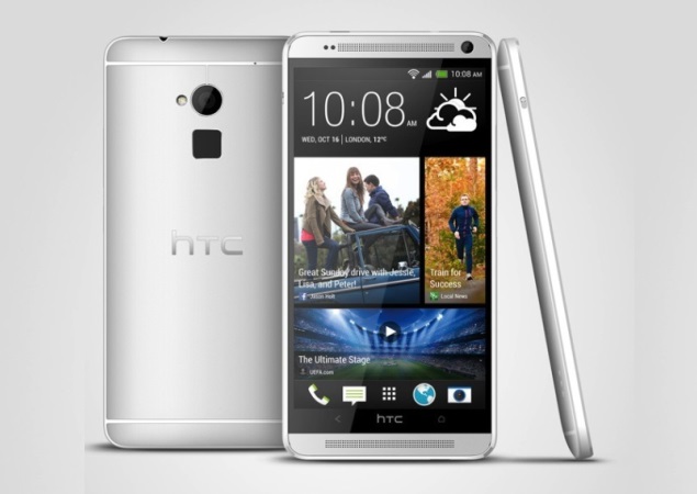 HTC One Max with fingerprint scanner and other features